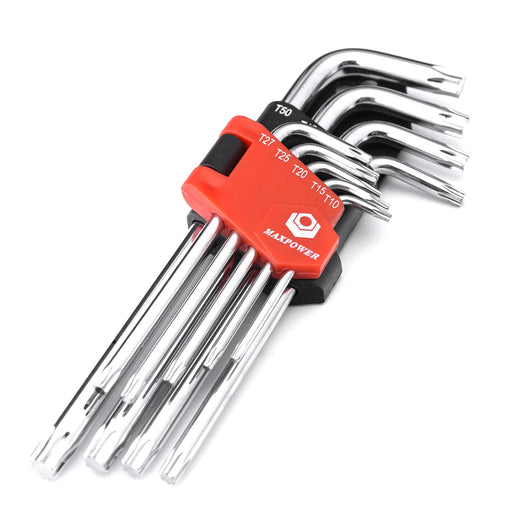9pcs Metric long arm Torx key Set