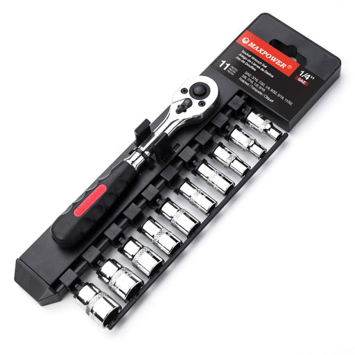 11pcs 1/4"Dr. SAE socket Wrench Set