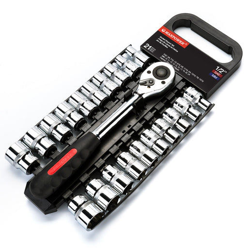 21pc 1/2" Drive socket Wrench Set