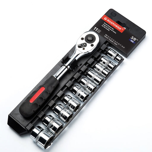 11pcs 3/8"Dr. Metric socket Wrench Set