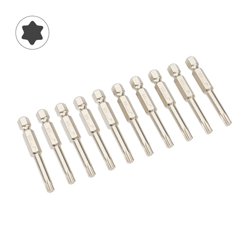 Jetech 50mm T25 magnetic torx bits 10pcs