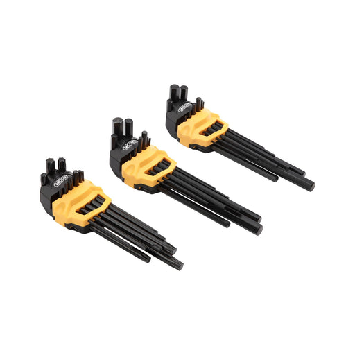 27pcs Long Arm  Hex Key set
CRV Steel, Black finish