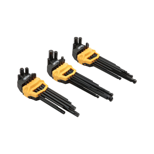 27pcs Long Arm Ball Point Hex Key set
CRV Steel, Black finish