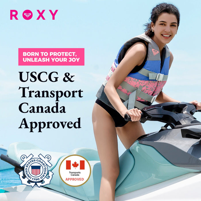ROXY USCG Women's Life Vest for Boating, Fishing & Kayaking