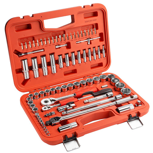 1/4"-1/2" 79PCS Socket Set Metric