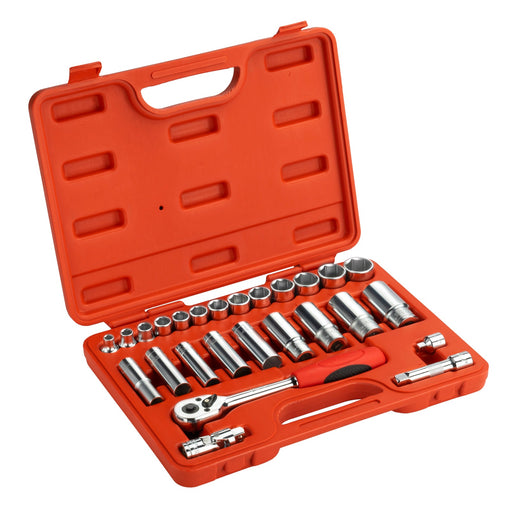 Jetech 26PCS 3/8 Inch Drive Socket Set SAE